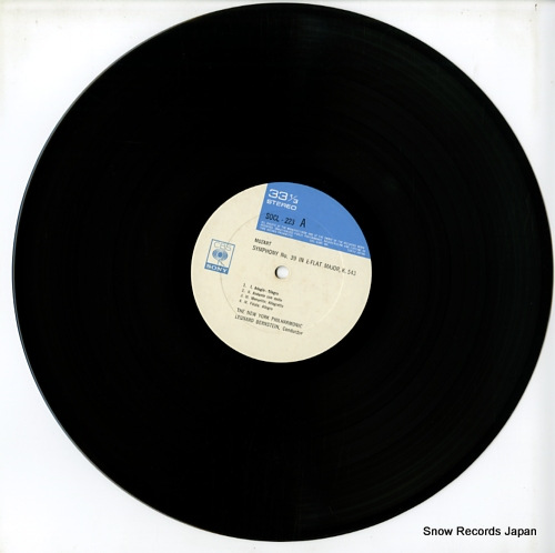 BERNSTEIN, LEONARD mozart; symphony no.39 SOCL223
