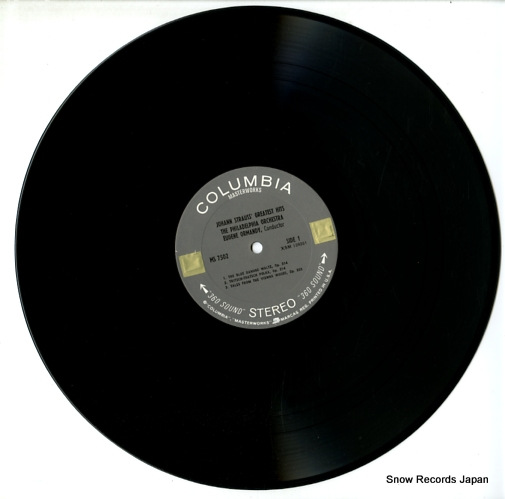 ORMANDY, EUGENE johann strauss' greatest hits MS7502