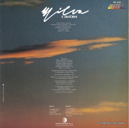 MILVA e dintorni ORL8728 / SMRL6286