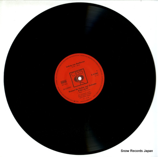 WALTER, BRUNO beethoven; konzert fur violine und orchester d-dur op.61 S61001