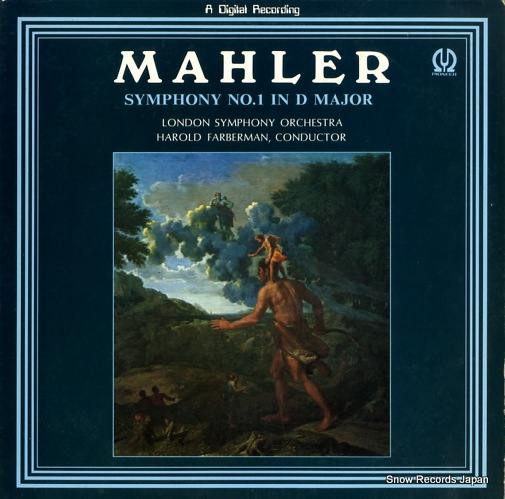 FARBERMAN, HAROLD mahler; symphony no.1 in d major H-10002V