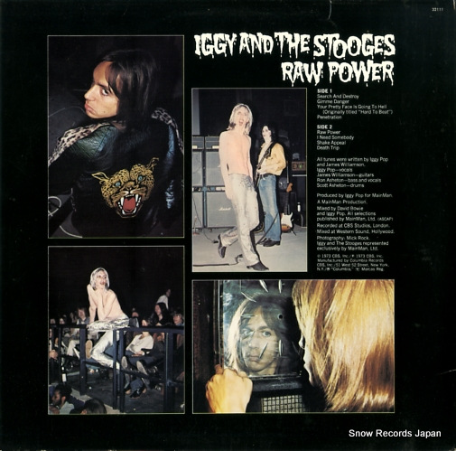 IGGY AND THE STOOGES raw power PC32111