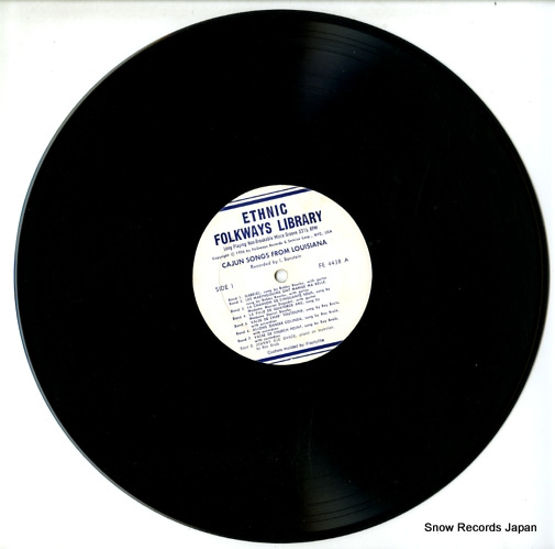 V/A cajun songs from louisiana FE4438