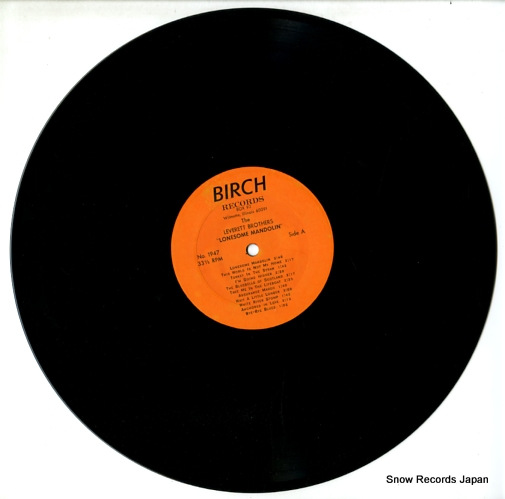 THE LEVERETT BROTHERS lonesome mandolin birch 1947 BIRCH1947