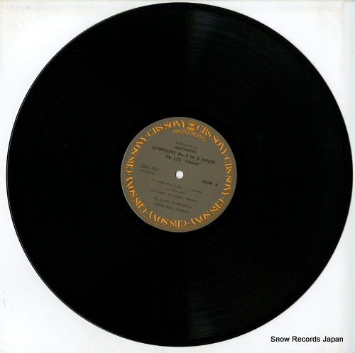 SZELL, GEORGE beethoven; symphony no.9 