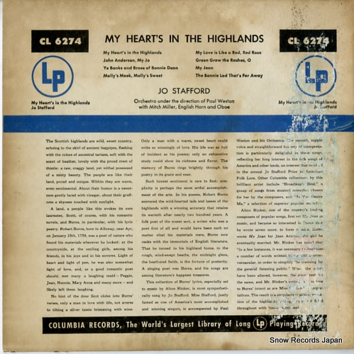 硼åե my heart's in the highlands CL6274