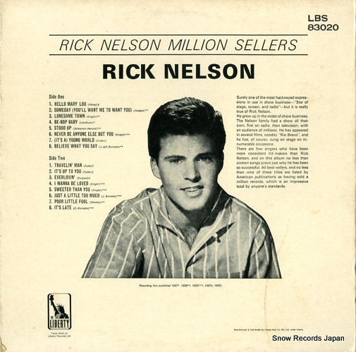 NELSON, RICK million sellers LBS83020