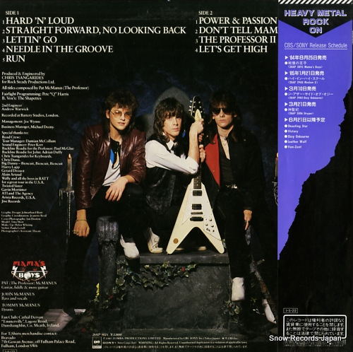 MAMA'S BOYS power and passion 28AP3024