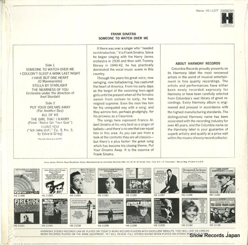 ե󥯡ʥȥ someone to watch over me HS11277