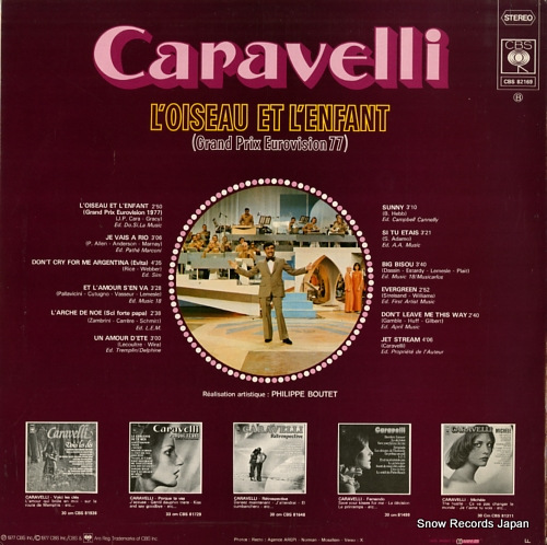 ٥ l' oiseau et l' enfant CBS82169