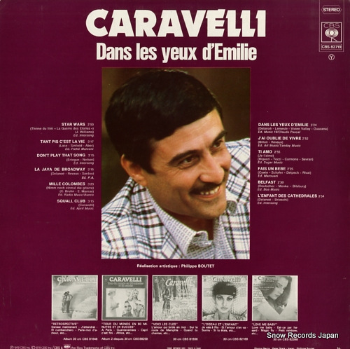 CARAVELLI dans les yeux d' emilie CBS82719