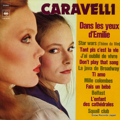 CARAVELLI dans les yeux d' emilie CBS82719