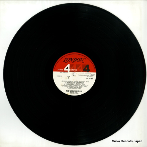 MULLER, WERNER the sumptuous strings of the werner muller orchestra SP44187