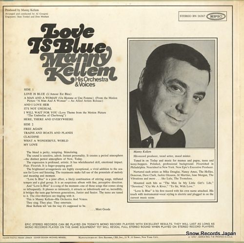 KELLEM, MANNY love is blue BN26367