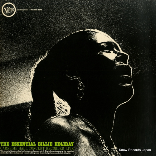 HOLIDAY, BILLIE the essential billie holiday / carnegie hall concert MV2600