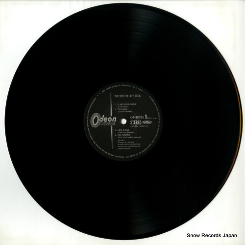 BECK, JEFF the best of jeff beck OP-80336