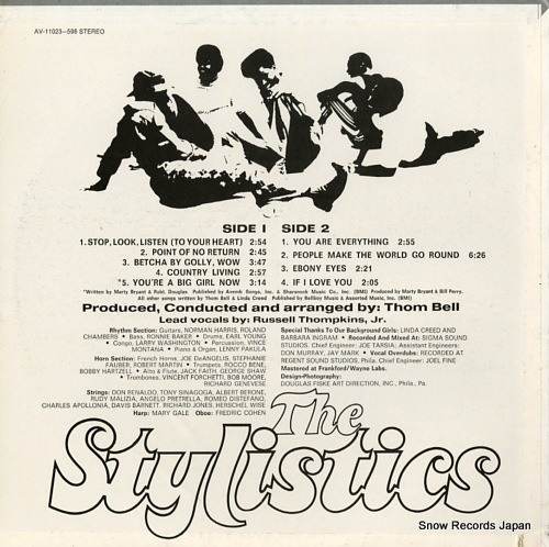 STYLISTICS, THE the stylistics AV-11023-598
