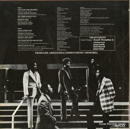 STYLISTICS, THE rockin' roll baby AV-11010-598