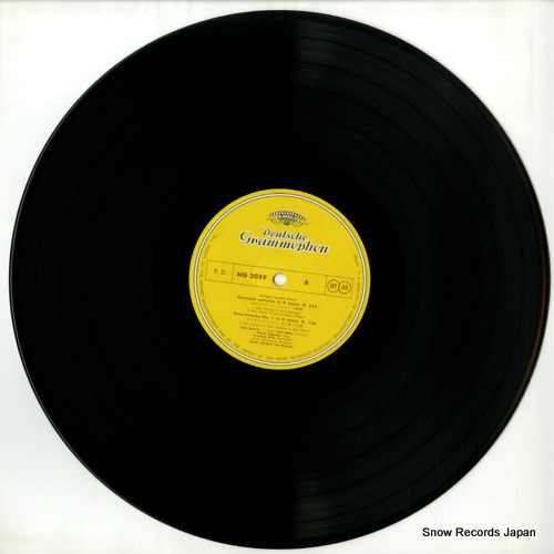 KARAJAN, VON HERBERT mozart; serenata notturna , k.239 MG2059