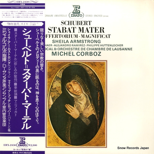 CORBOZ, MICHEL schubert; stabat mater / offertorium-magnificat ERX-2430
