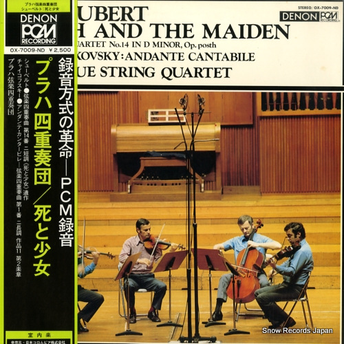 PRAGUE STRING QUARTET schubert; death and the maiden OX-7009-ND
