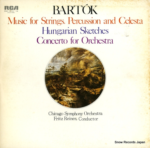 REINER, FRITZ bartok; music for strings, percussion and celesta RGC-7513