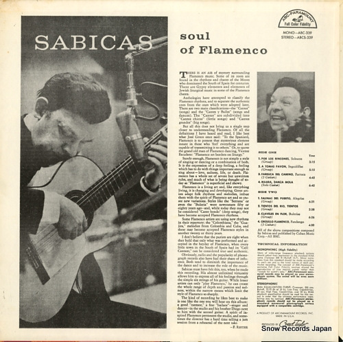 SABICAS soul of flamenco ABCS339