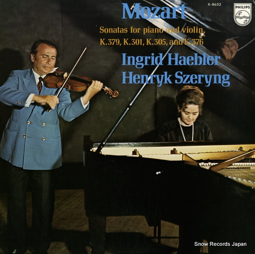 HAEBLER, INGRID / HENRYK SZERYNG mozart; sonatas for piano and violin, k.379, k.301, k.305 and k.376 X-8632