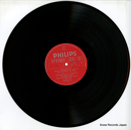 HAEBLER, INGRID / HENRYK SZERYNG mozart; sonatas for piano and violin, k.380, and k.306 X-8633