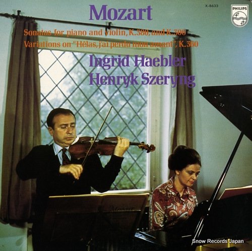 HAEBLER, INGRID / HENRYK SZERYNG mozart; sonatas for piano and violin, k.380, and k.306 X-8633