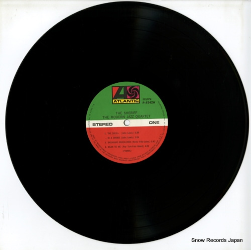 MODERN JAZZ QUINTET, THE the sheriff P-4542A