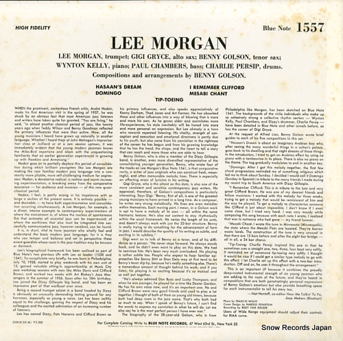 MORGAN, LEE lee morgan vol.3 GXK8135(M)