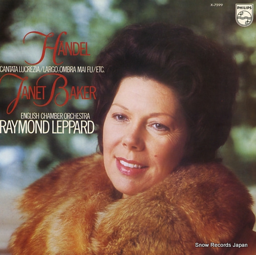 BAKER, JANET handel; cantata lucrezia X-7599