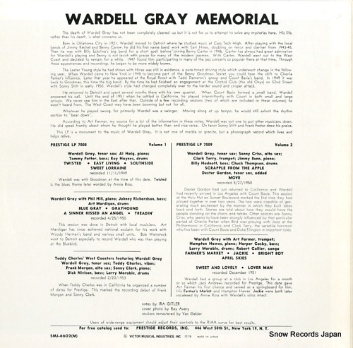GRAY, WARDELL memorial vol.2 SMJ-6602(M)