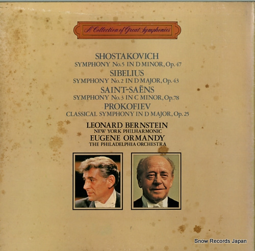 BERNSTEIN, LEONARD shostakovich / sibelius / saint-saens / prokofiev SOCZ71