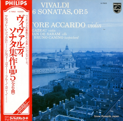 ACCARDO, SALVATORE vivaldi; 6 sonatas, op.5 X-7852
