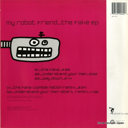 MY ROBOT FRIEND the fake ep DEKA001