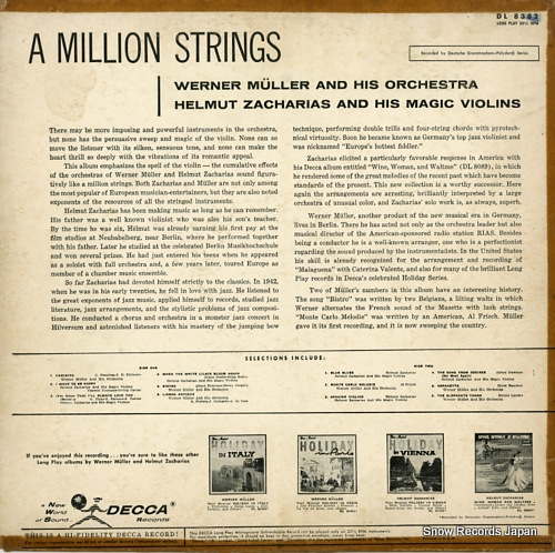 ZACHARIAS, HELMUT a million strings DL8382