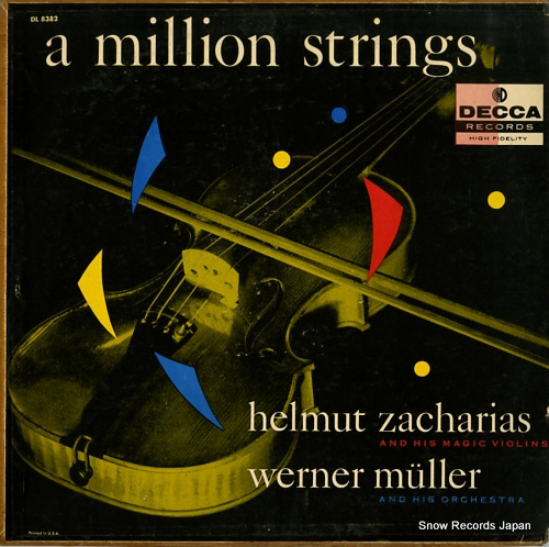 ZACHARIAS, HELMUT a million strings DL8382