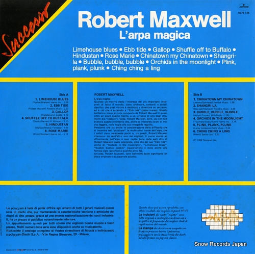 MAXWELL, ROBERT l'arpa magica 9279145