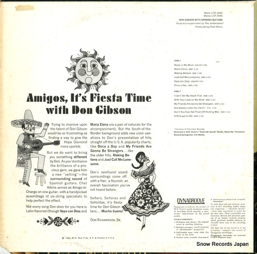 ɥ󡦥֥ don gibson with spanish guitars LSP-3594
