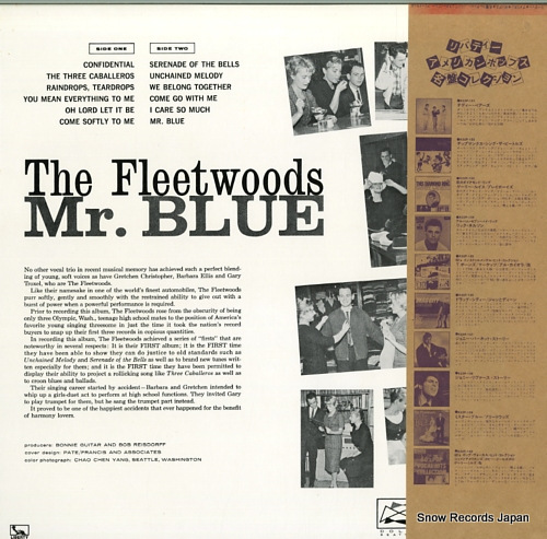 FLEETWOODS, THE mr.blue K22P-139