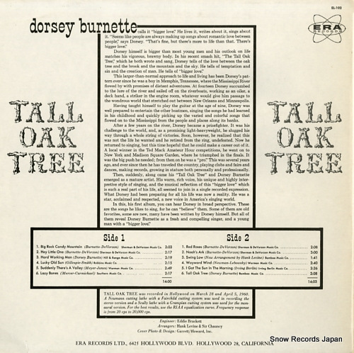 BURNETTE, DORSEY tall oak tree EL-102