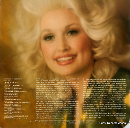 PARTON, DOLLY in the beginning MG7623
