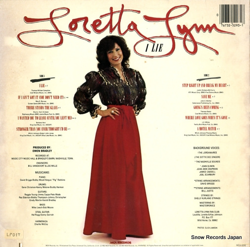 LYNN, LORETTA i lie MCA-5293