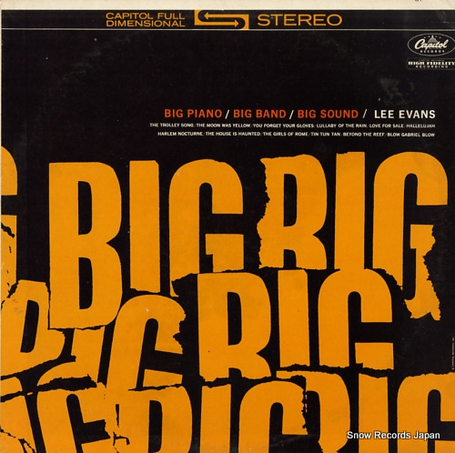 LEE EVANS big piano / big band / big sound ST1625