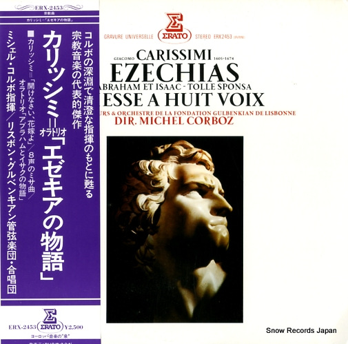 CORBOZ, MICHEL carissimi; histoire d'ezechias ERX2453