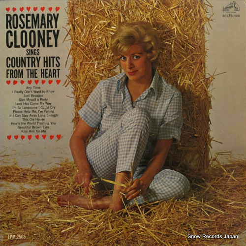 CLOONEY, ROSEMARY rosemary clooney sings country hits from the heart LPM-2565