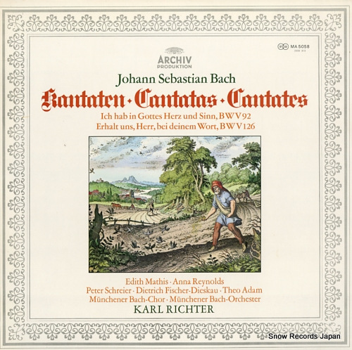 RICHTER, KARL bach; kantate 