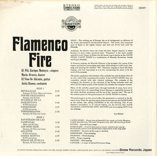 MONTOYA, ENRIQUE flamenco fire TR2087